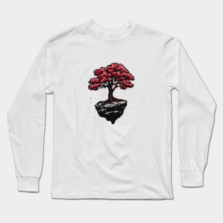 Single Cherry Tree | Japanese Classic Art Long Sleeve T-Shirt